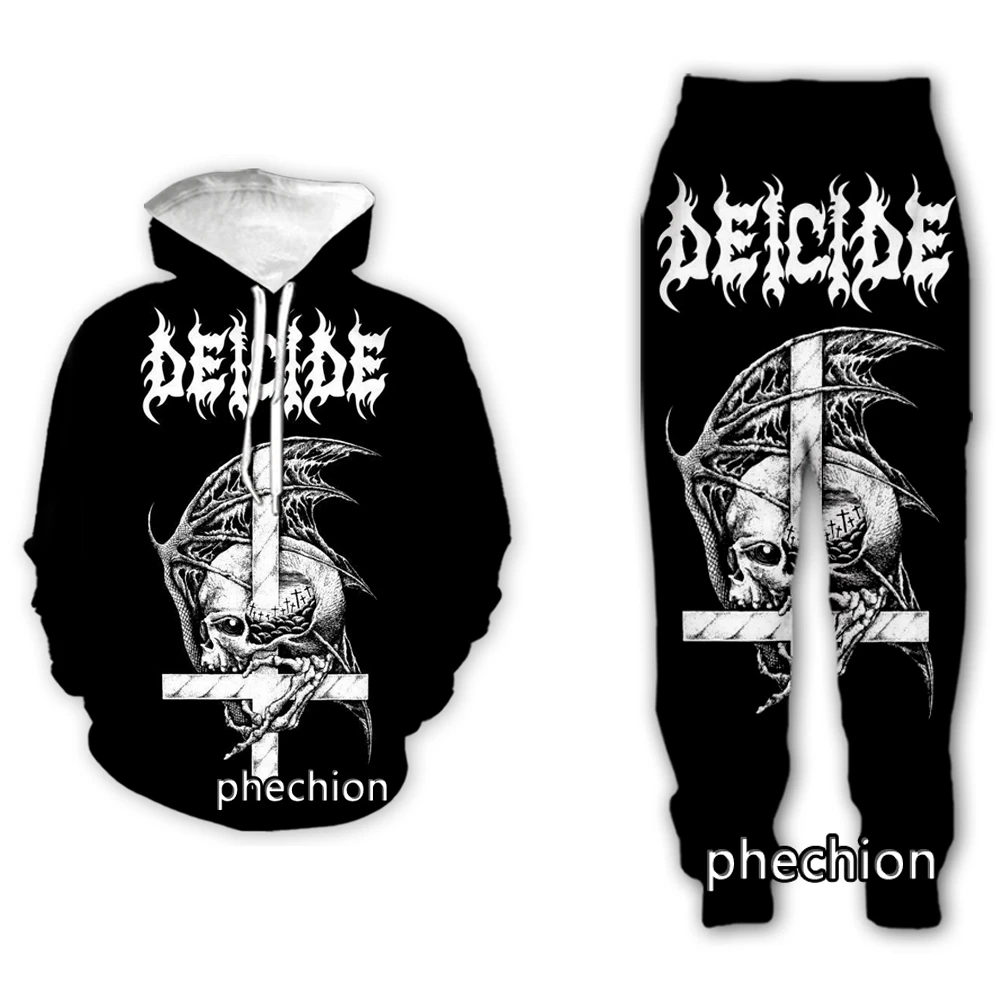 

phechion New Men/Women DEICIDE Band 3D Print Clothing Long Sleeve Fashion Sweatshirt Hoodies Sport Casual Pants Z83