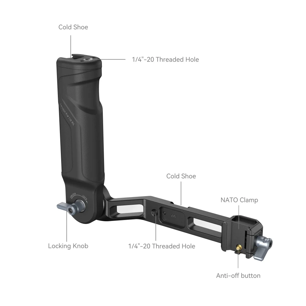 Dji rs 3/rs 3 mini 4197複数の取り付けポイント角度調整可能な 