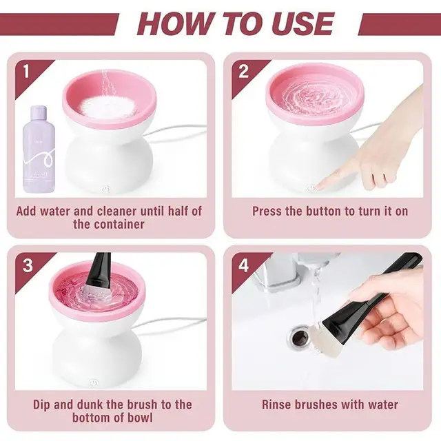 Portable USB Makeup Brush Cleaner Machine: A Must-Have for Every Beauty Enthusiast