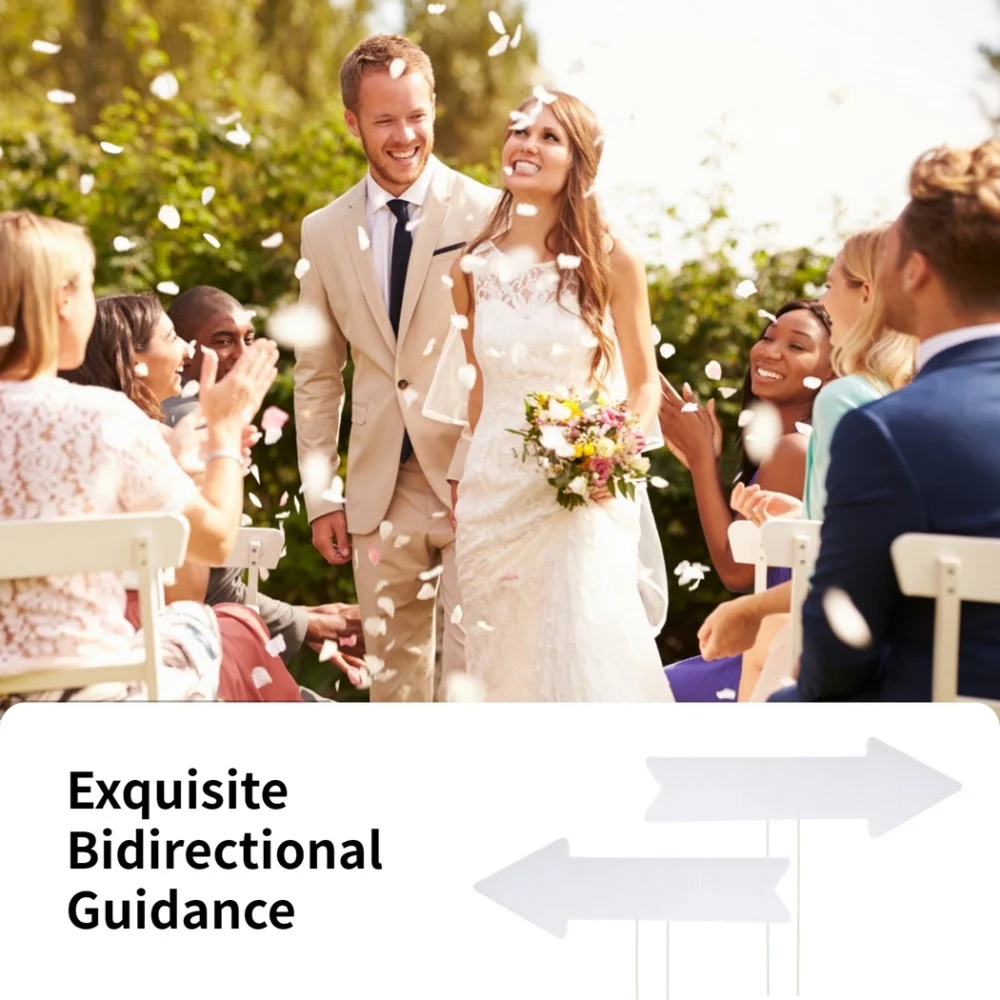 6 Packs Blank Arrow Signs With Stakes DoubleSided Chiefland Florida