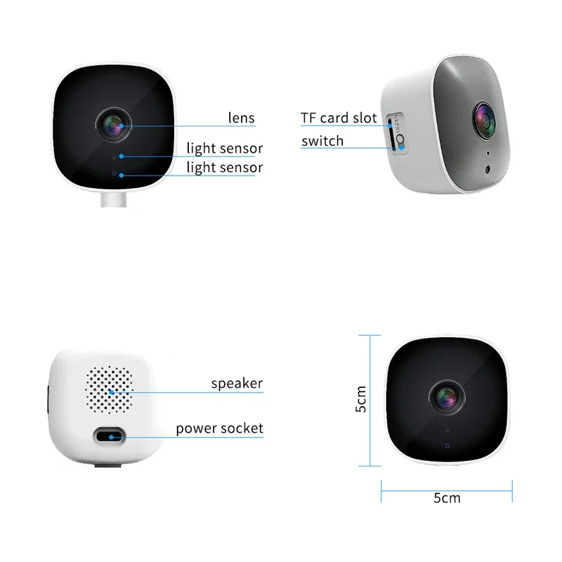 30W Security Camera WiFi Remote Monitoring Smartphone App 4K HD Night Vision Motion Detection for Home/Baby/Pet Surveillance 3