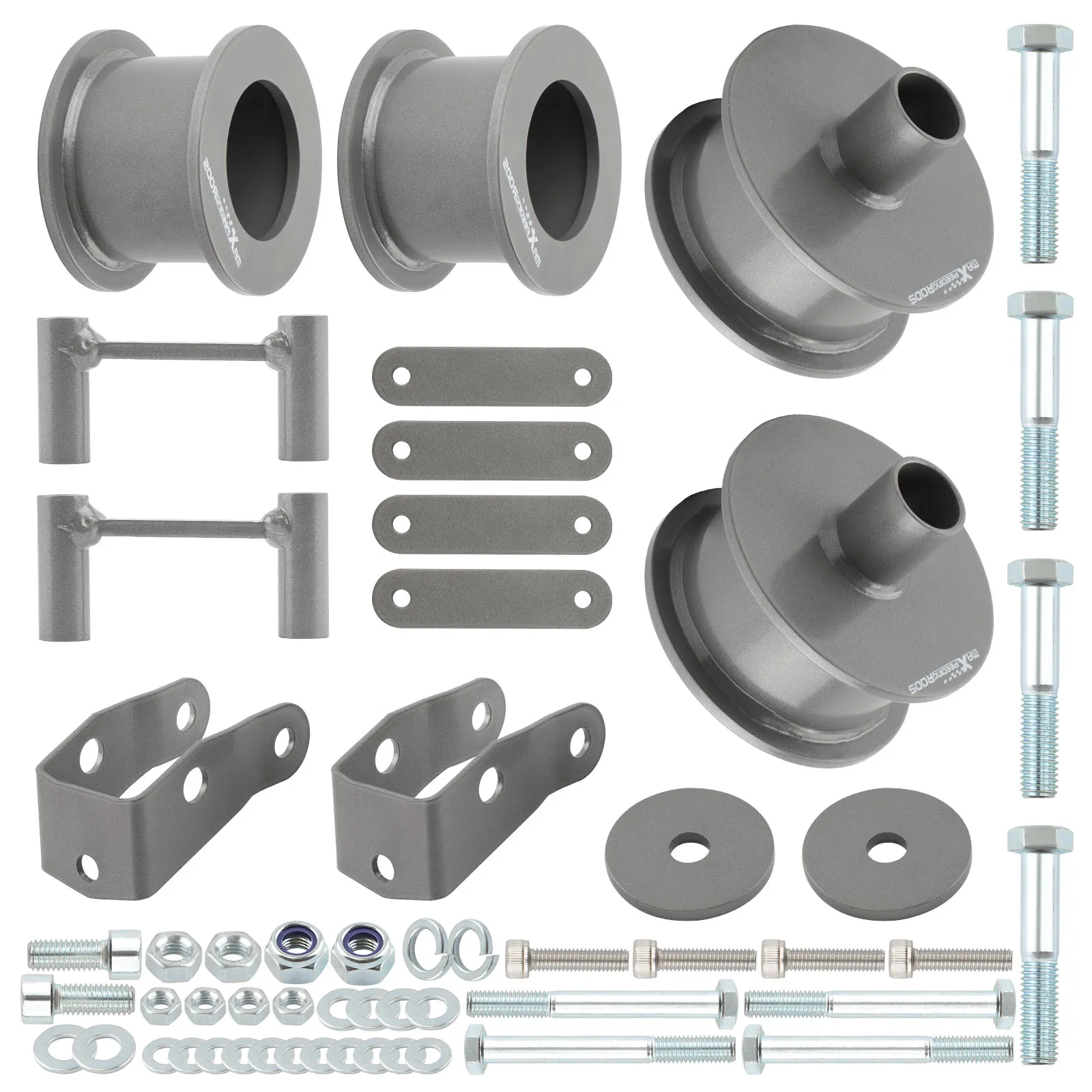 Kit Elevação 6,3cm Para Jeep Wrangler JK 2007-2018 - Molas Dianteiras MaXpeedingrods