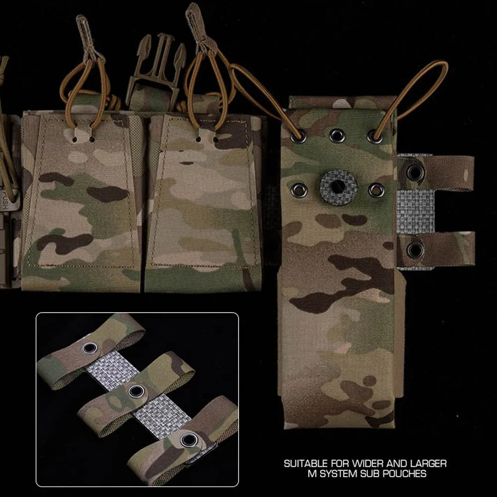 모듈식 전술 체스트 리그 V2 MOLLE 사냥 전투 훈련 에어소프트 탄창 파우치 마운트 DIY 체스트 리그 베스트 퀵 릴리즈 기어