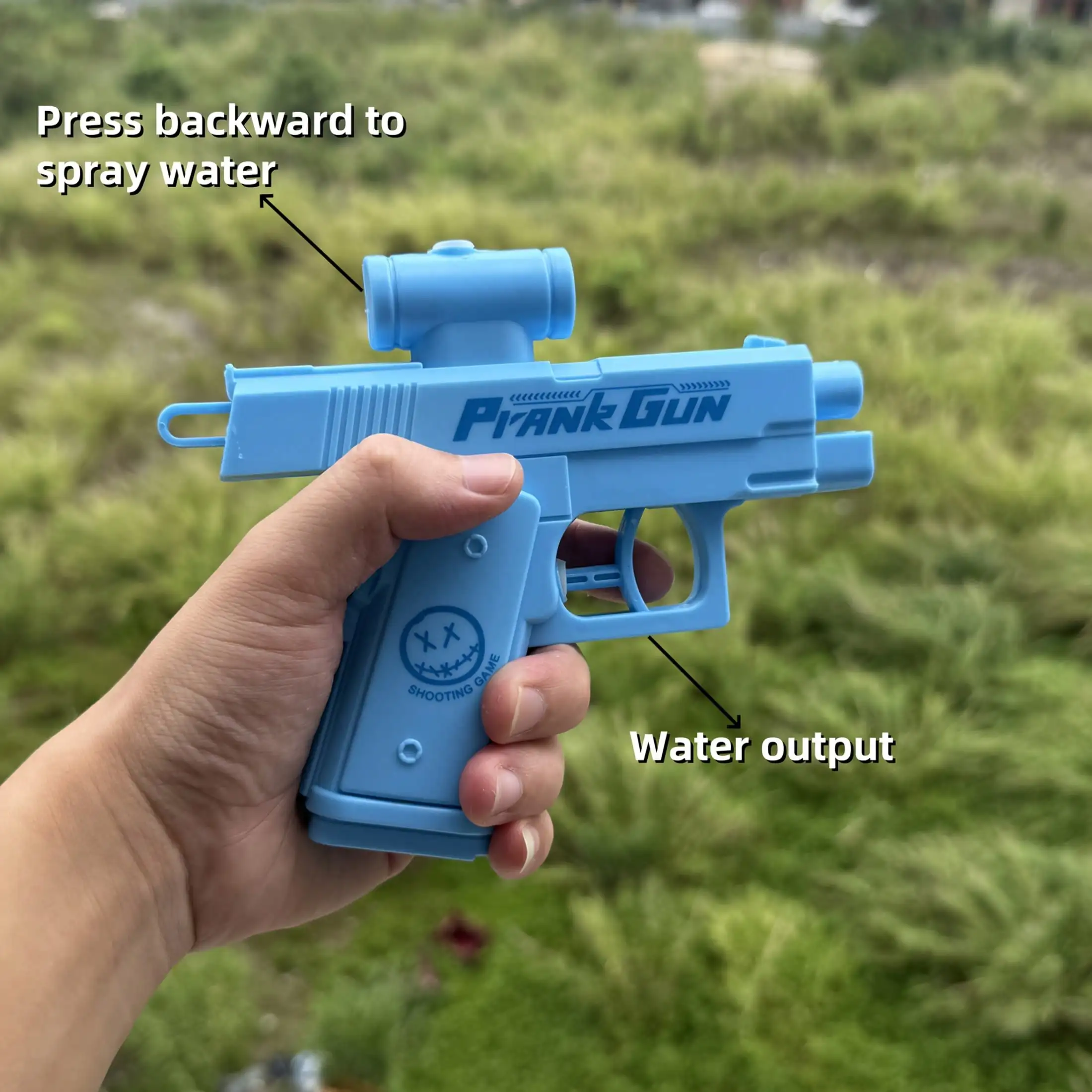 Creative Reverse Water Gun Toy - Mini Water Pistol