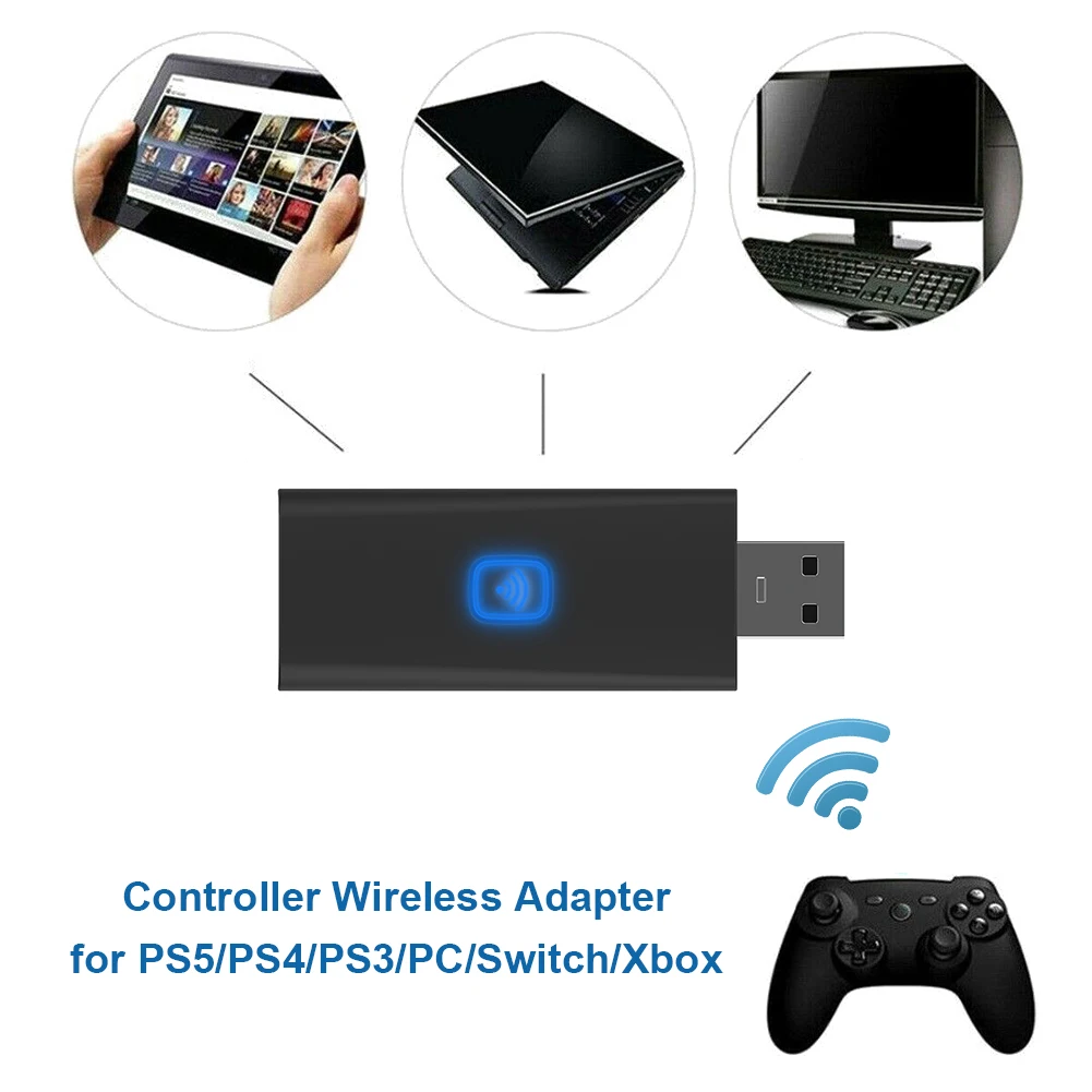Aolion Wireless Receiver USB Dongle Adapter Converter For Nintendo Switch/PS5/PS4/PC/Xbox  Gamepad Controller Game Accessories - AliExpress
