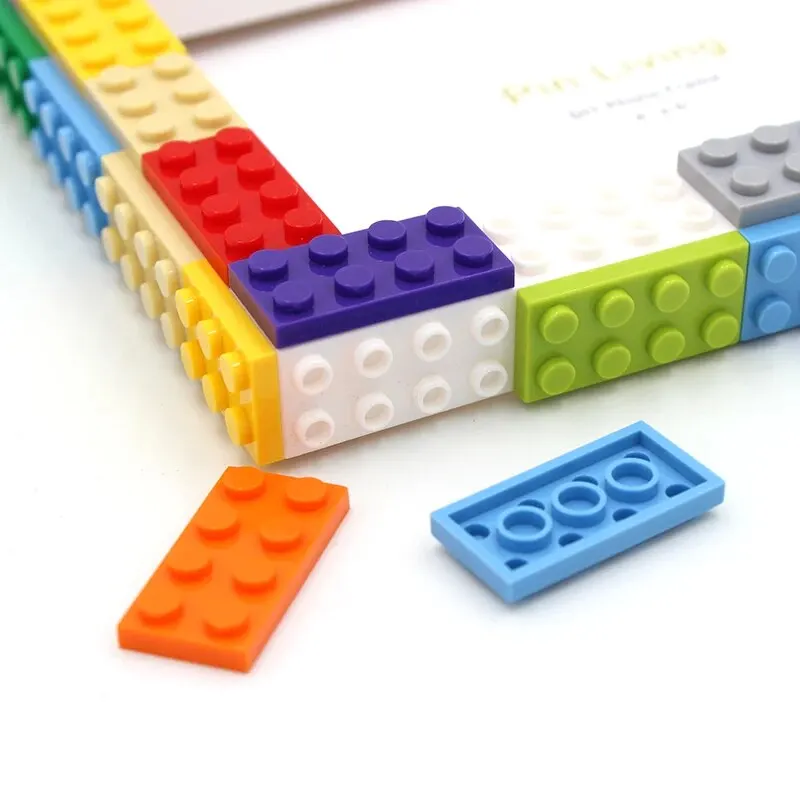 Cornice per foto con blocchi di costruzione colorati fai-da-te per la decorazione domestica Attività familiari creative e regali educativi - Image 2
