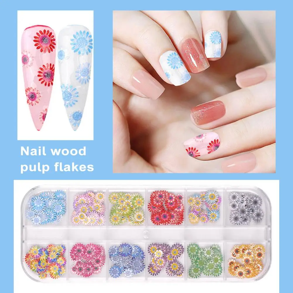 Christmas Nail Art Decorations 12-grid Christmas Halloween Nail Art Charms Cute Santa Claus Snowman Reindeer Ghost for Women's 1pcs 3d big christmas nail art sticker santa claus elk diy snowflake nail art slider applique decoration