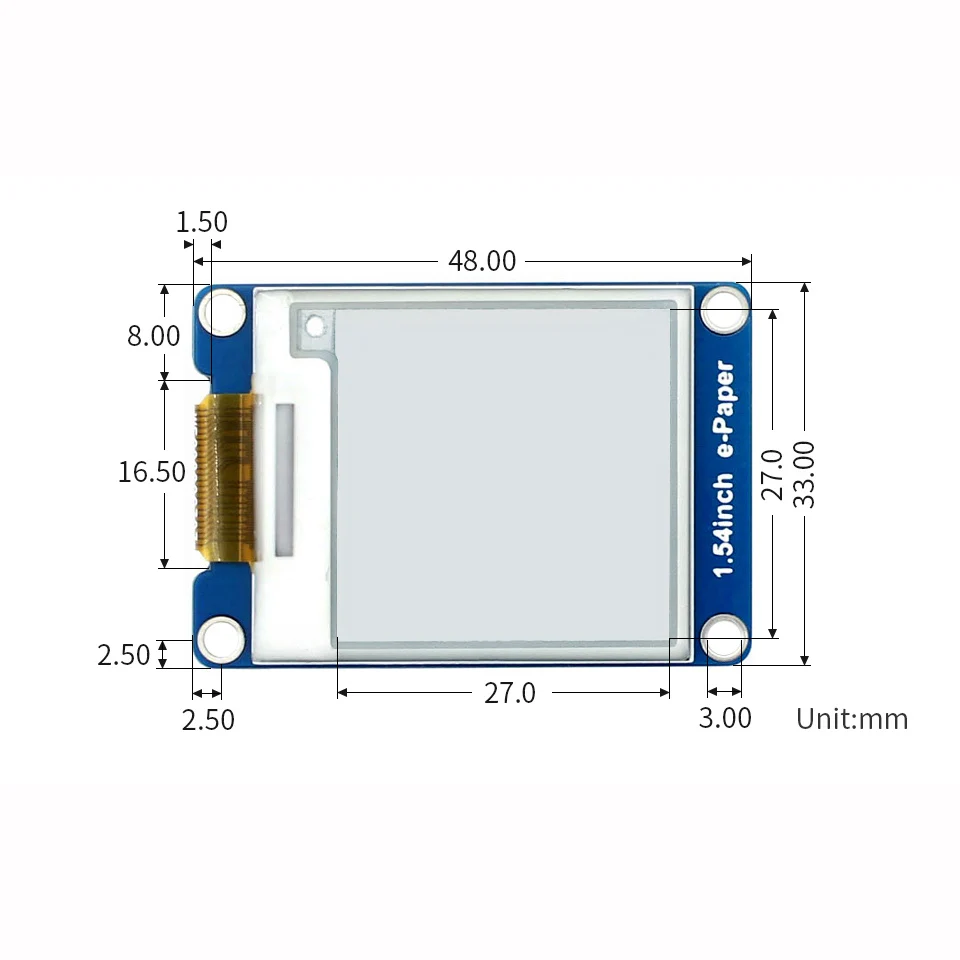 5pcs Waveshare 1.54inch E ũ ÷   /Jetson /Arduino/STM32, SPI Interface200x200