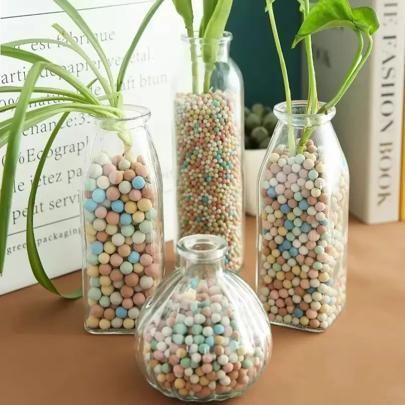 500g Colored Ceramsite for Flower Pots (for Bottom Laying) Succulent Planting Nutrient Soil Granular Soil for Flower Cultivation