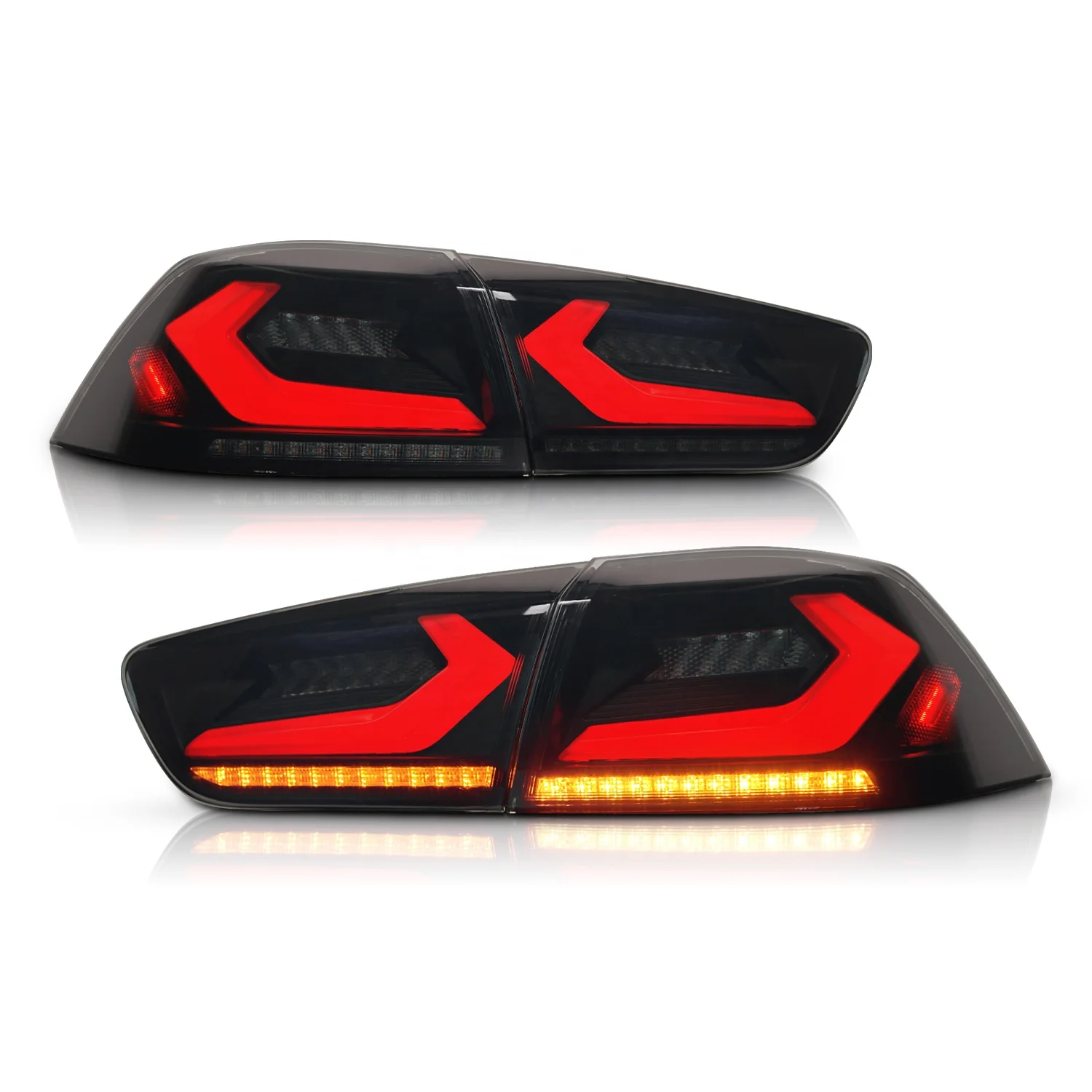 

New Design Car Lamp With Sequential Turning Signal Running Light For lancer EVO X 2008-2018 Taillight