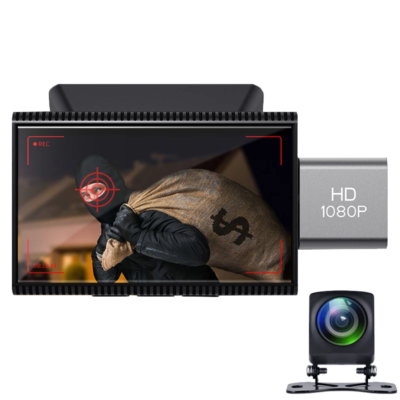 

T1F 3'' Mini Screen 4G Android 8.1 Car DVR GPS Dual Camera FHD 1080P Auto Video Recorder WiFi Dash cam with ADAS