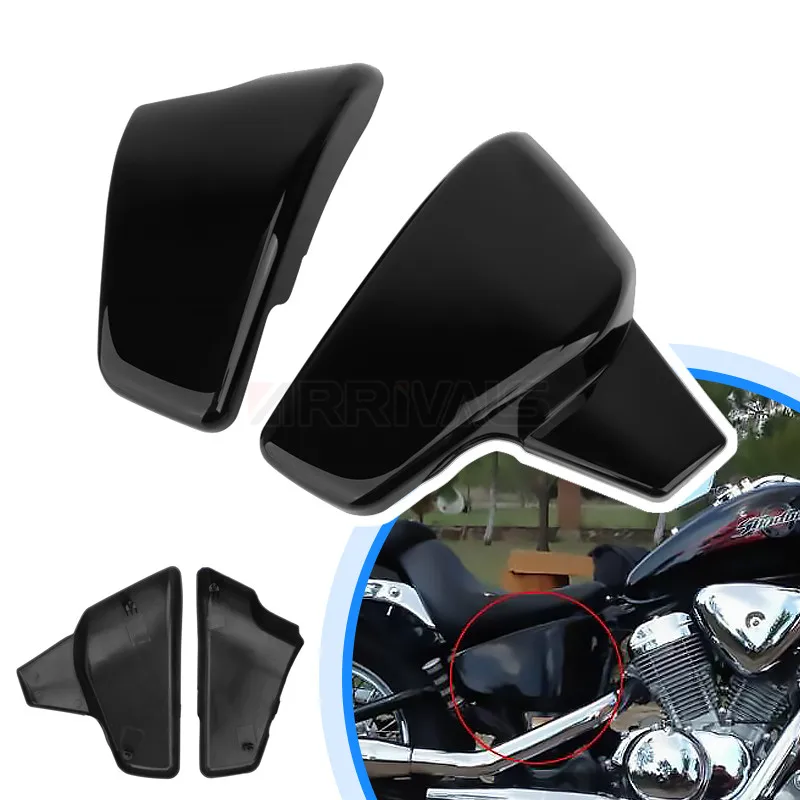 Motorcycle Side Battery Fairing Cover Honda VLX 600 1999-2008 VT 600 C CD Shadow VLX Deluxe STEED400 1999-2007