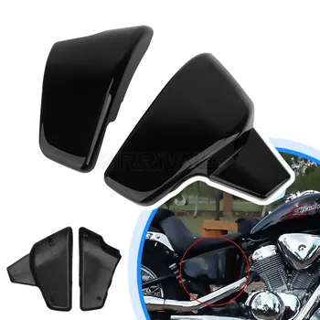 오토바이 사이드 배터리 페어링 커버 블랙, 혼다 VLX 600 1999-2008 VT 600 C CD Shadow VLX Deluxe STEED400 1999-2007