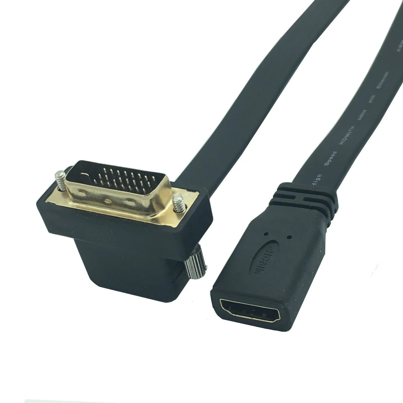 ÷   HDMI ȣȯ -DVI 24 + 1  90   ̺, 0.3m