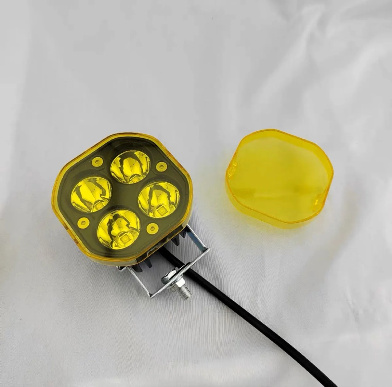 3inch Led Work Light Cover Cube Cover Dustproof Amber Black Lens Protection for Car Truck 3inch Pods Fog Driving Lampshade