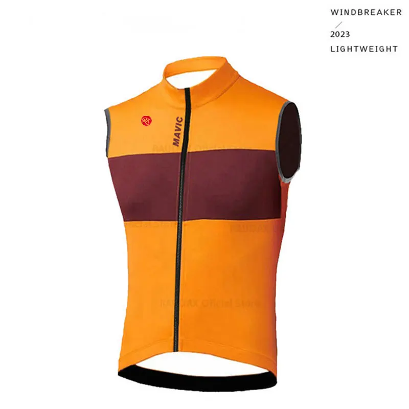 Rx Mavic Windproof Cycling Jackets New Summer Cycling Vest Sleeveless Bicycle Wear MTB Bike Tops Ropa Ciclismo rockbros