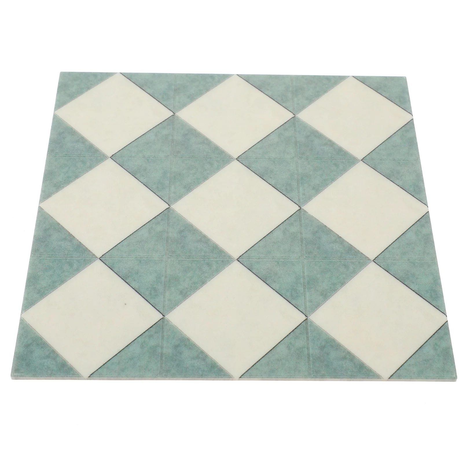 

Dollhouse Floor Mini Flooring Decorations Retro Sticker Decors Abs Supplies Simulated Vintage Wallpaper