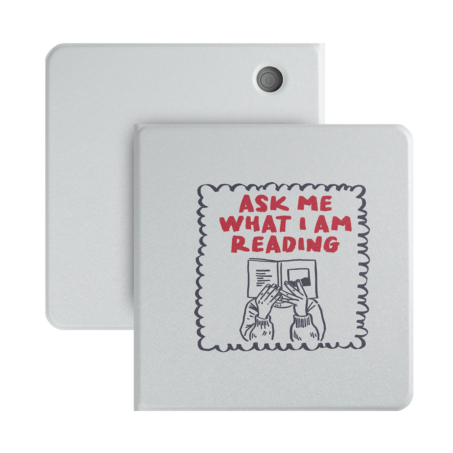 Murmole Detachable Magnetic Case with Clear Acrylic Back & Sleep Quotes