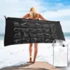 F1 Race Tracks Beach Towel Soft Microfiber Quick Dry Absorbent Quick Towels For Pool 1