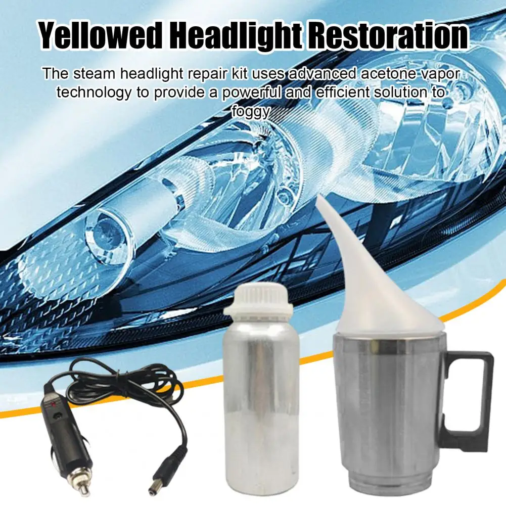 AutoVaporHeadlightRestorationKitCarAcetoneVaporHeadlight