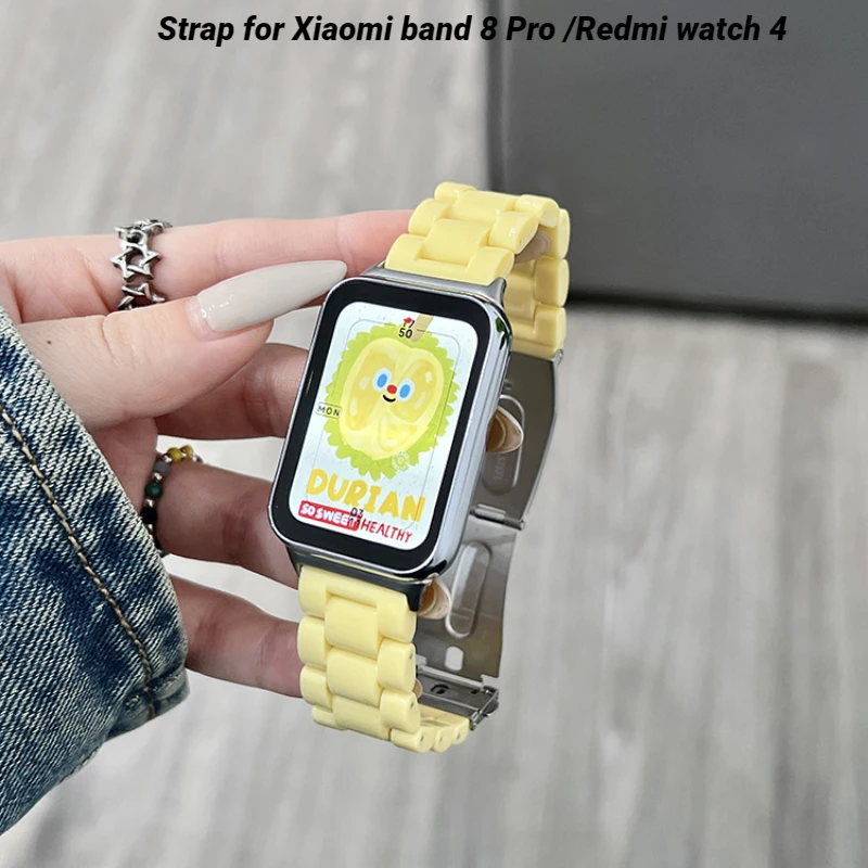 

Ремешок резиновый для Xiaomi band 8 pro, спортивный браслет для смарт-часов Redmi watch 4, для мужчин и женщин