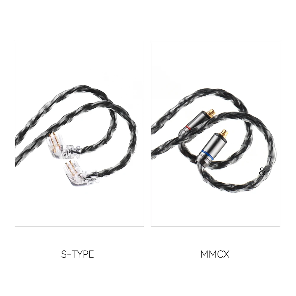 Qkz q1 Max 16 Suporte 352 Núcleos Ofc Prata Chapeado Mmcx Qdc kz c Pino Fone de Ouvido Cabo Atualização para Qkz Hbb Zxt As16 Pro Zsn Pro x Pr1 - Image 6