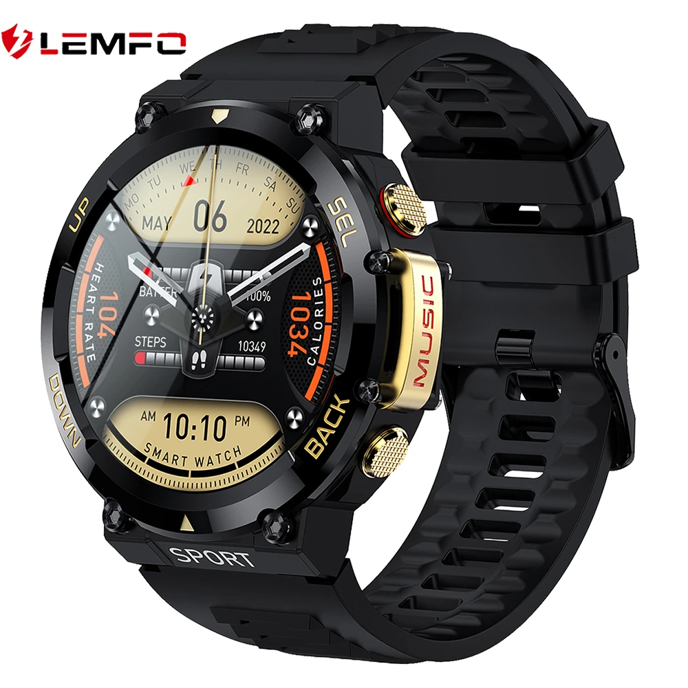 Lemfo relógio inteligente masculino lf33 bluetooth chamada música 24 ...