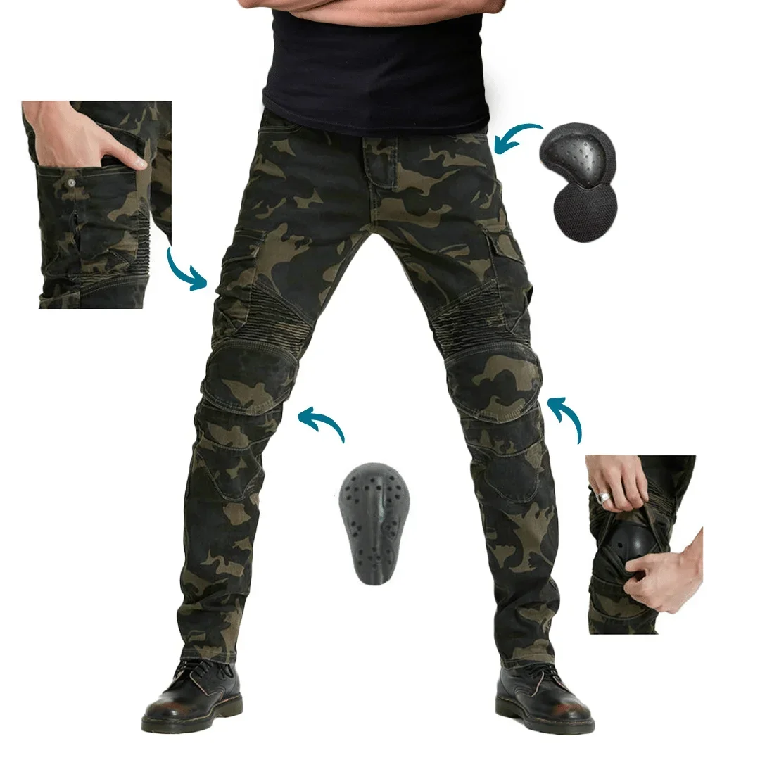 Pure Grit Riding Jeans Motocross Mesh Jeans Motocross Mountain Bike Riding Jeans Racing Pants with Protected Hips and Kneepads 4
