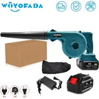 2 In 1 Cordless Electric Air Blower Vacuum Cleannig Blower Blowing & Suction Leaf Dust Collector For Makita 18V Battery 1