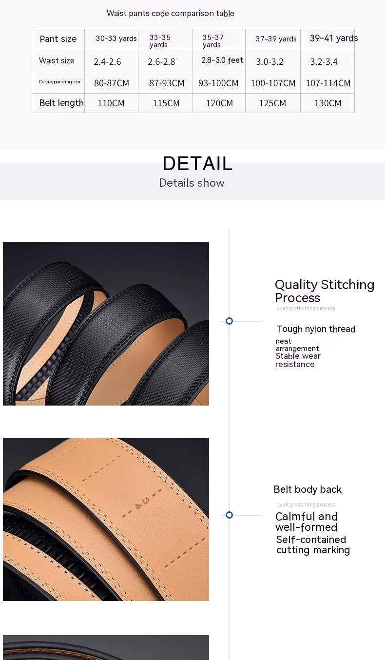 Ceinture d'affaires européenne et américaine pour hommes, deux couches en cuir de vache, boucle automatique, tendance Simple et décontractée, nouvelle collection 2024_voghion.com