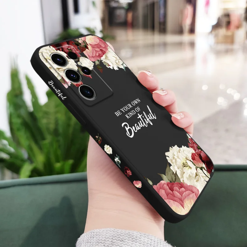 Quiet Flowers Phone Case - Elegant Floral Design Cover