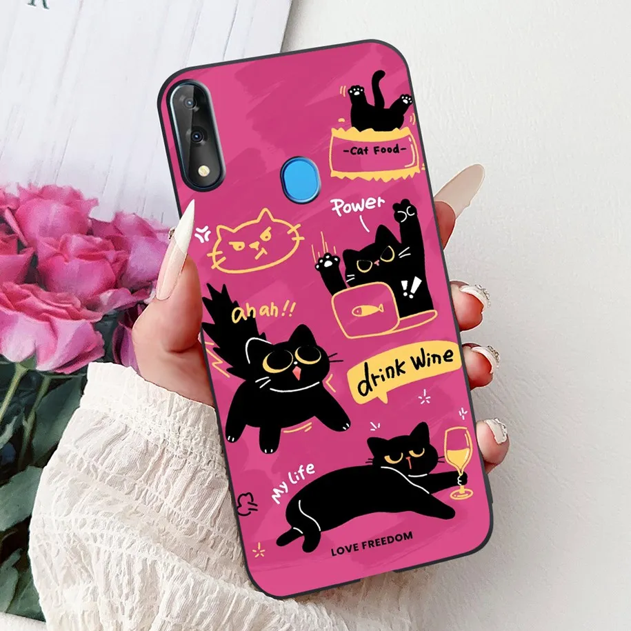 Cute Cool Spider Tiger Marble Soft Silicone Shockproof Phone Case Cover