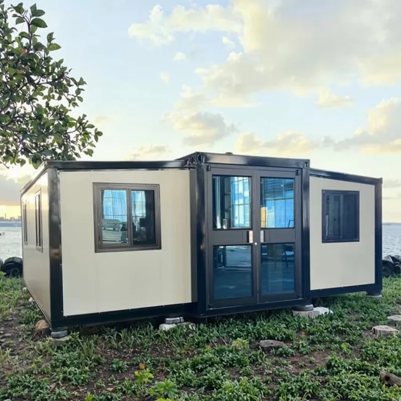 Prefabricated Sandwich Panel Container House with Expandable Mobile ...