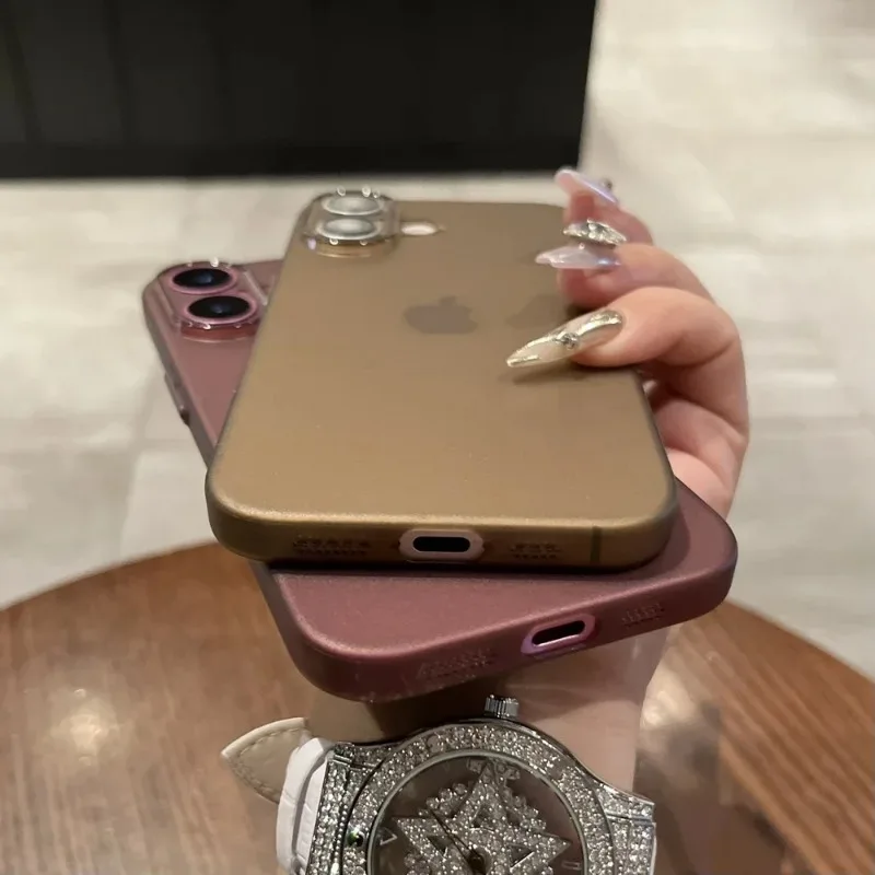 Ultra Thin Matte Shockproof PP Phone Case - Slim Clear Protective Cover