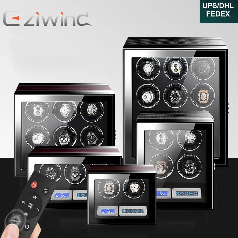 Luxury Watch Winder box LCD Japanese Mabuchi Motor Watch Safe Box