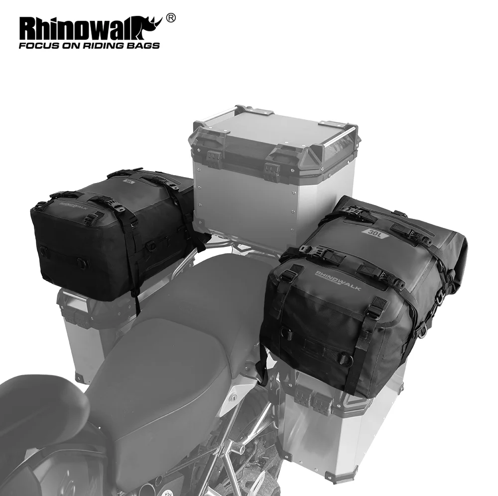 Motorcycle Luggage Bag,Motorcycle Top Bag Rhinowalk Motorcycle Top Box Bag 8L 15L 30L