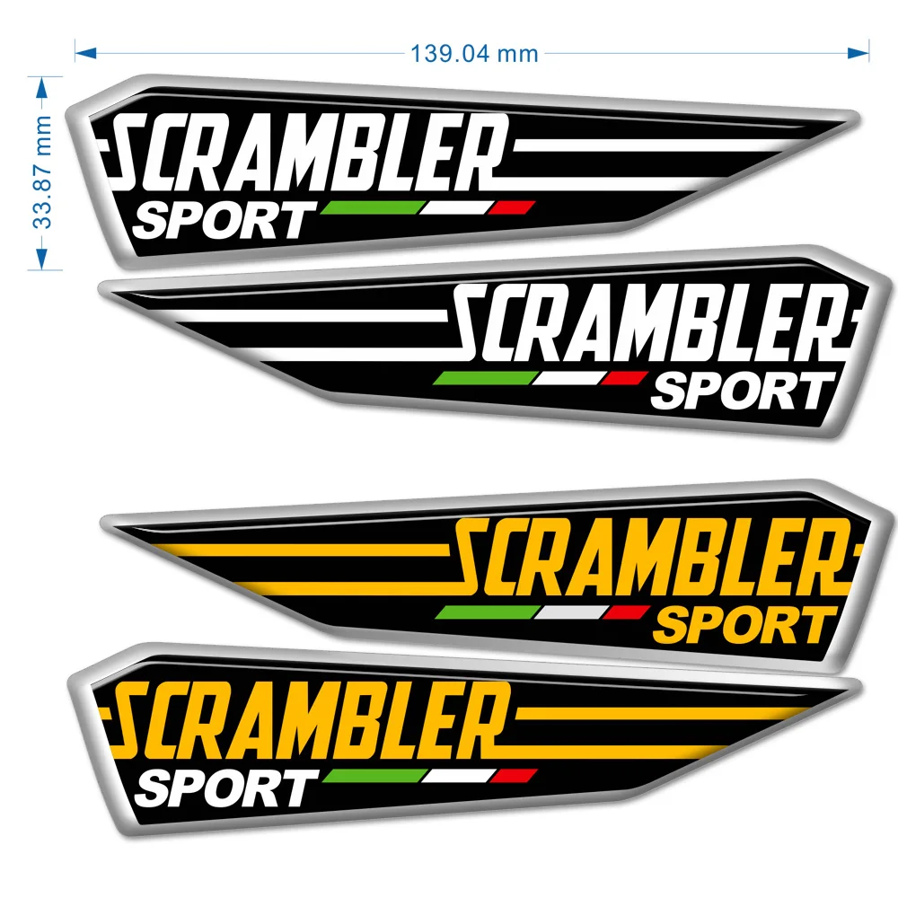 Emblem Badge Logo For DUCATI Scrambler Protective Fairing Tank Pad Stickers Decal 2012 2013 2014 2015 2016 2017 2018 2019 2020