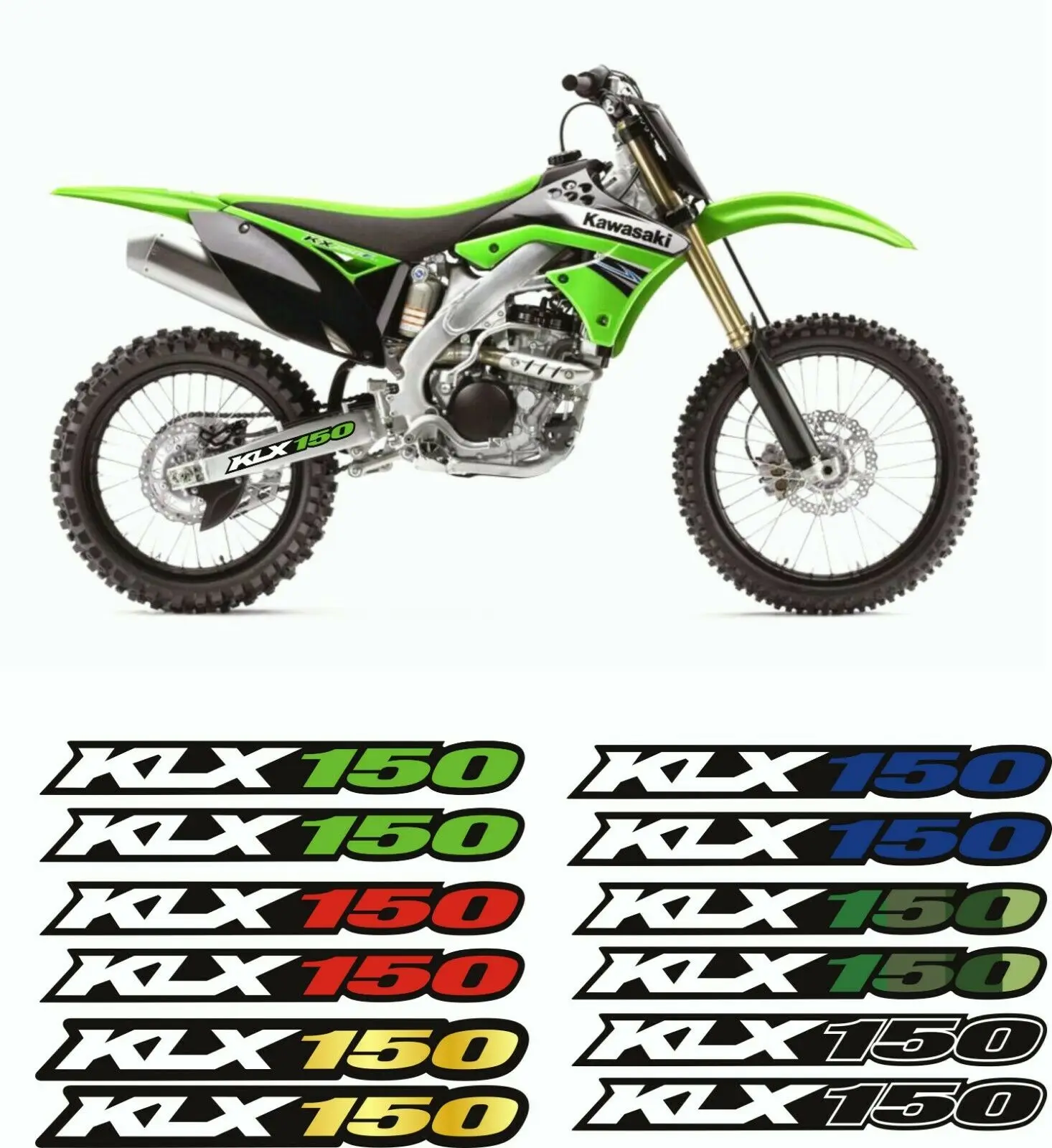 Swingarm Stickers Decals Stripes For KAWASAKI KLX 150 KLX150 2010-2022