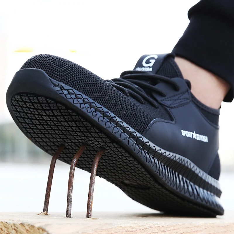 Latest Design Antiskid Shoe Steel Toe Anti-Smashing And Anti-Penetration Slip Chef Shoes  Oil-Resistant Protective Footwear