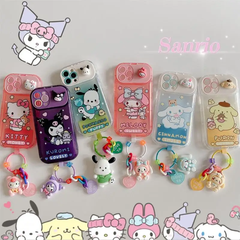 

Sanrios Kawaii Kuromi My Melody Hello Kittys Cinnamoroll милый мультяшный подвесной чехол для Iphone13Promax Iphone14Pro
