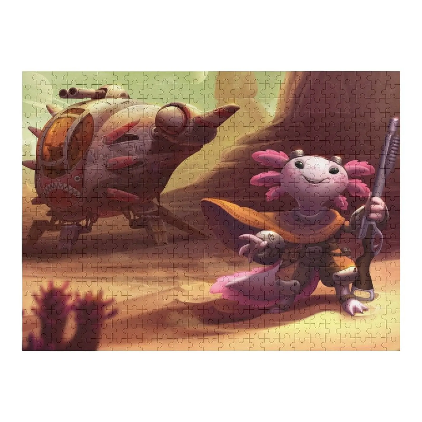 

Max Throttle, axolotl adventurer Jigsaw Puzzle Customized Toys For Kids Customizable Child Gift For Children Puzzle