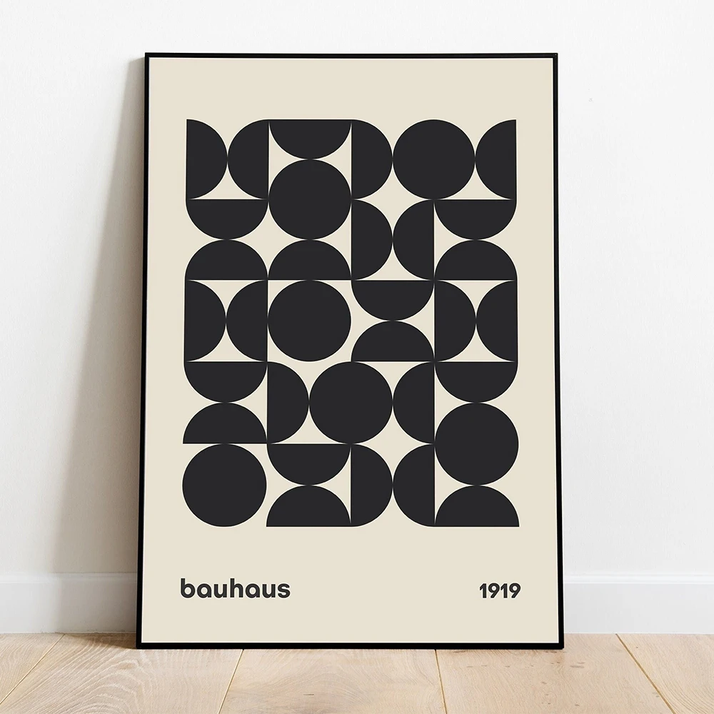 Abstract Bauhaus Wall Art