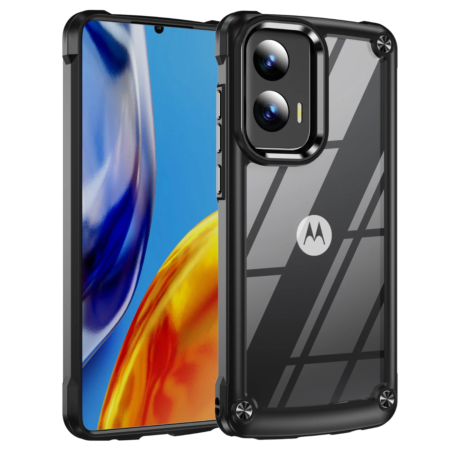 Clear Flexible Frame Protective Phone Case - Shockproof Cover