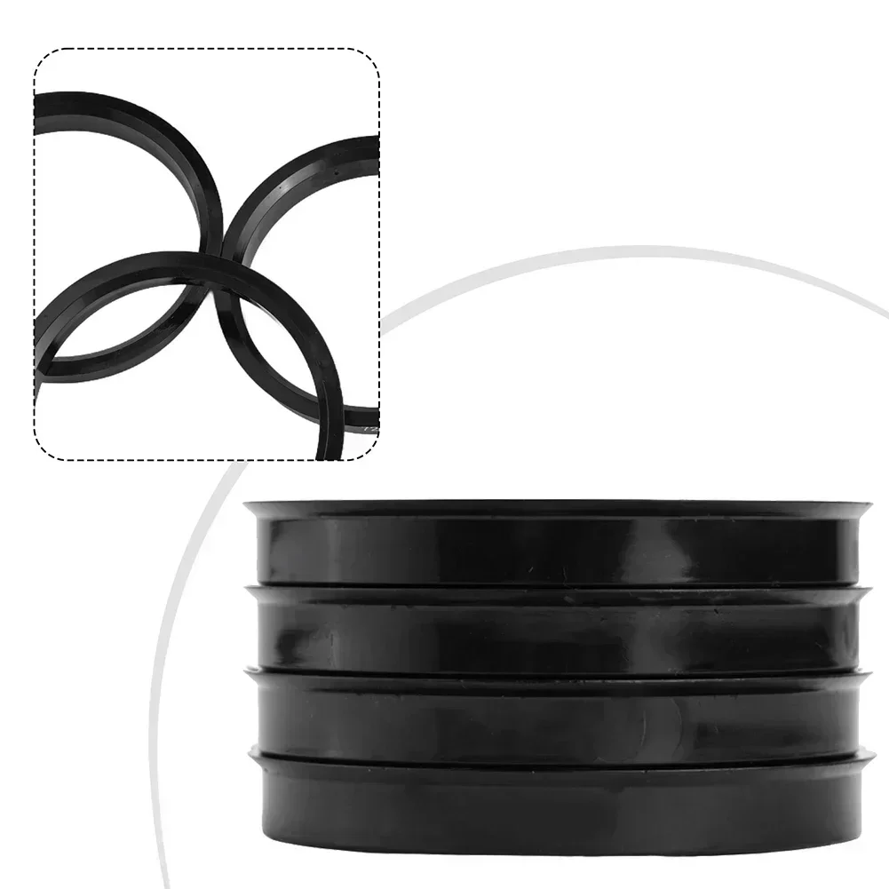 4Pc Hub Centering Rings 72.6-65.1 Car Hub Centric Rings Wheel Bore Center Spacer For BMW For Range Rover