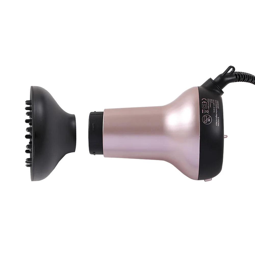 Mini Hair Dryer WIth Diffuser For Curly Hair Portable Dryer 800W For Travel Use Easy to Carry