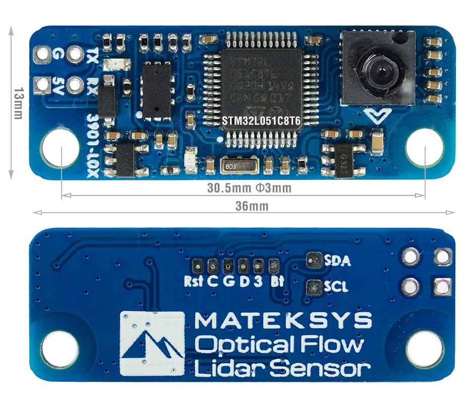 MATEK Mateksys OPTICAL FLOW & LIDAR SENSOR 3901L0X