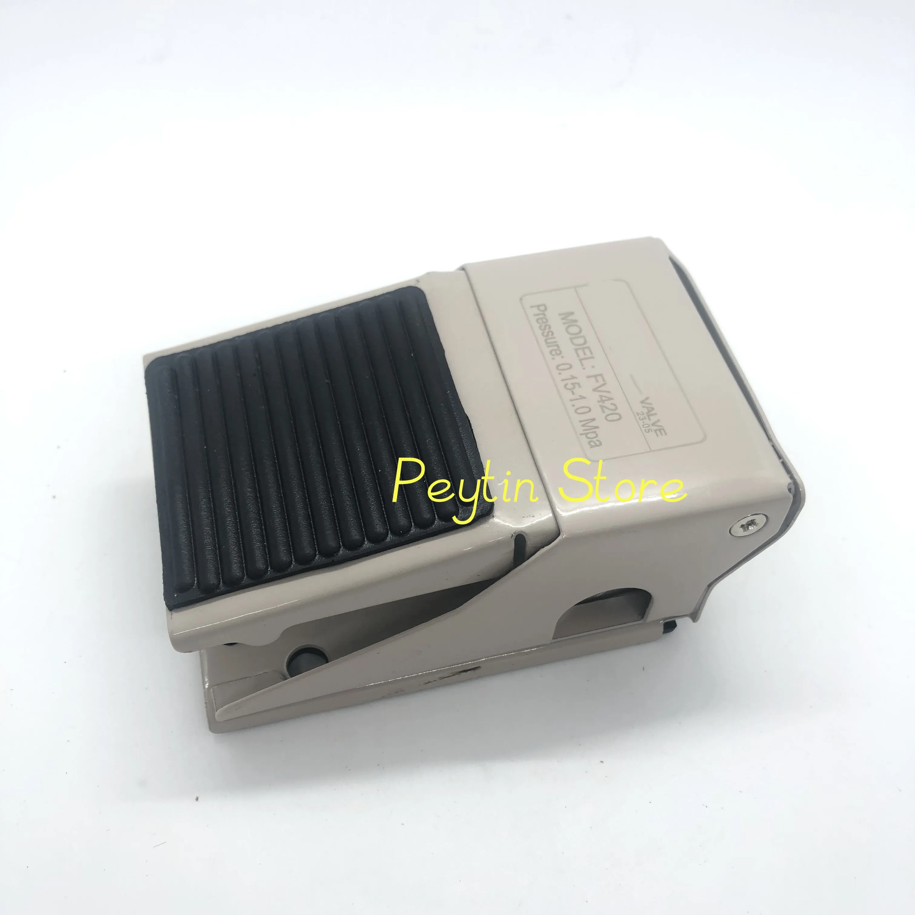 1 Pz Fv-420 1/4 "Diametro Porta 2 Posizioni 4 Vie Uno In Due Out Valvola A Pedale Pneumatica Interruttore A Pedale Con Silenziatore