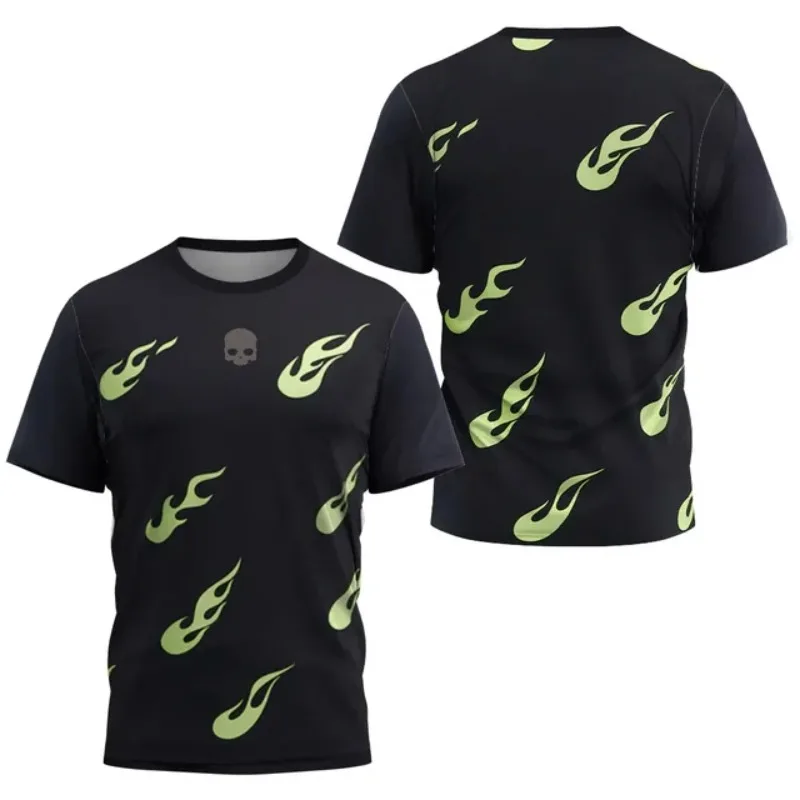 25 Latest Hot Summer Casual Sports Skull Print Crew Neck Top, Quick-drying Adult and Children's T-shirt, Comfortable and Loose