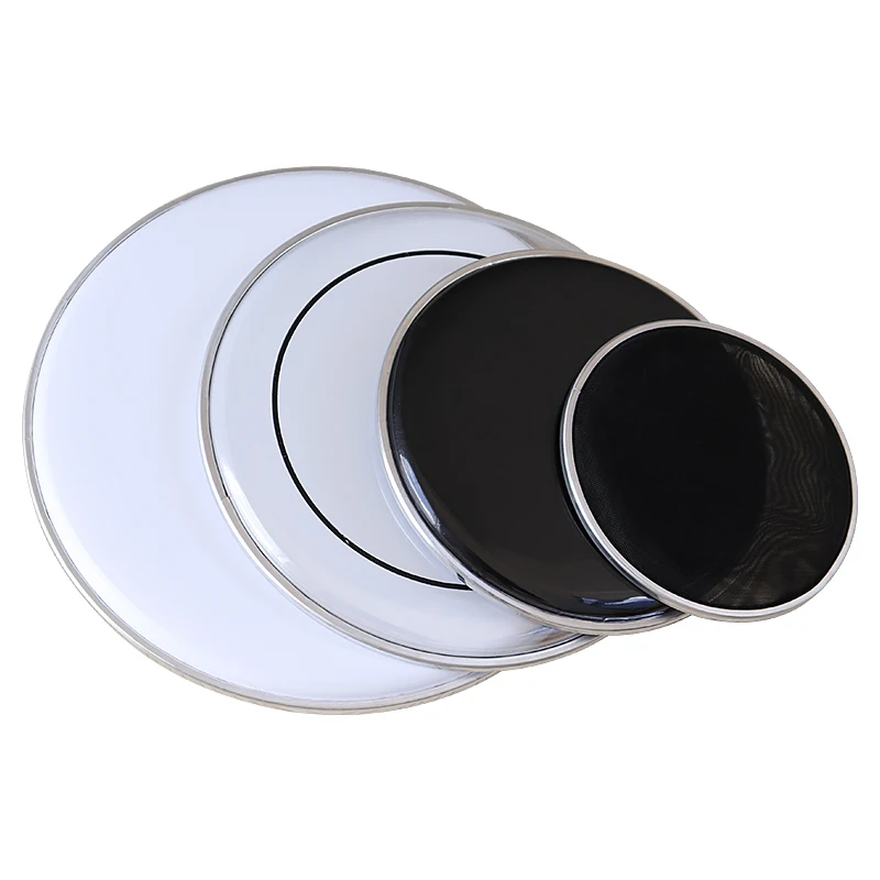 Drum Head 6-8-10inch Transparent Color Double Drum Skin Sound Controlled