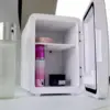 Mini Fridge Single Door Multiuse Beverage Refrigerator for Desk Vehicle Dorm 3